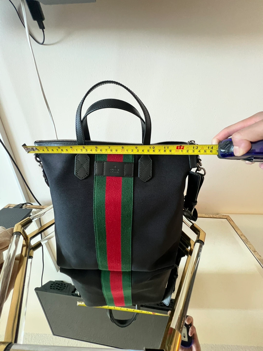 Gucci Black Nylon Tote Bag - photo 3