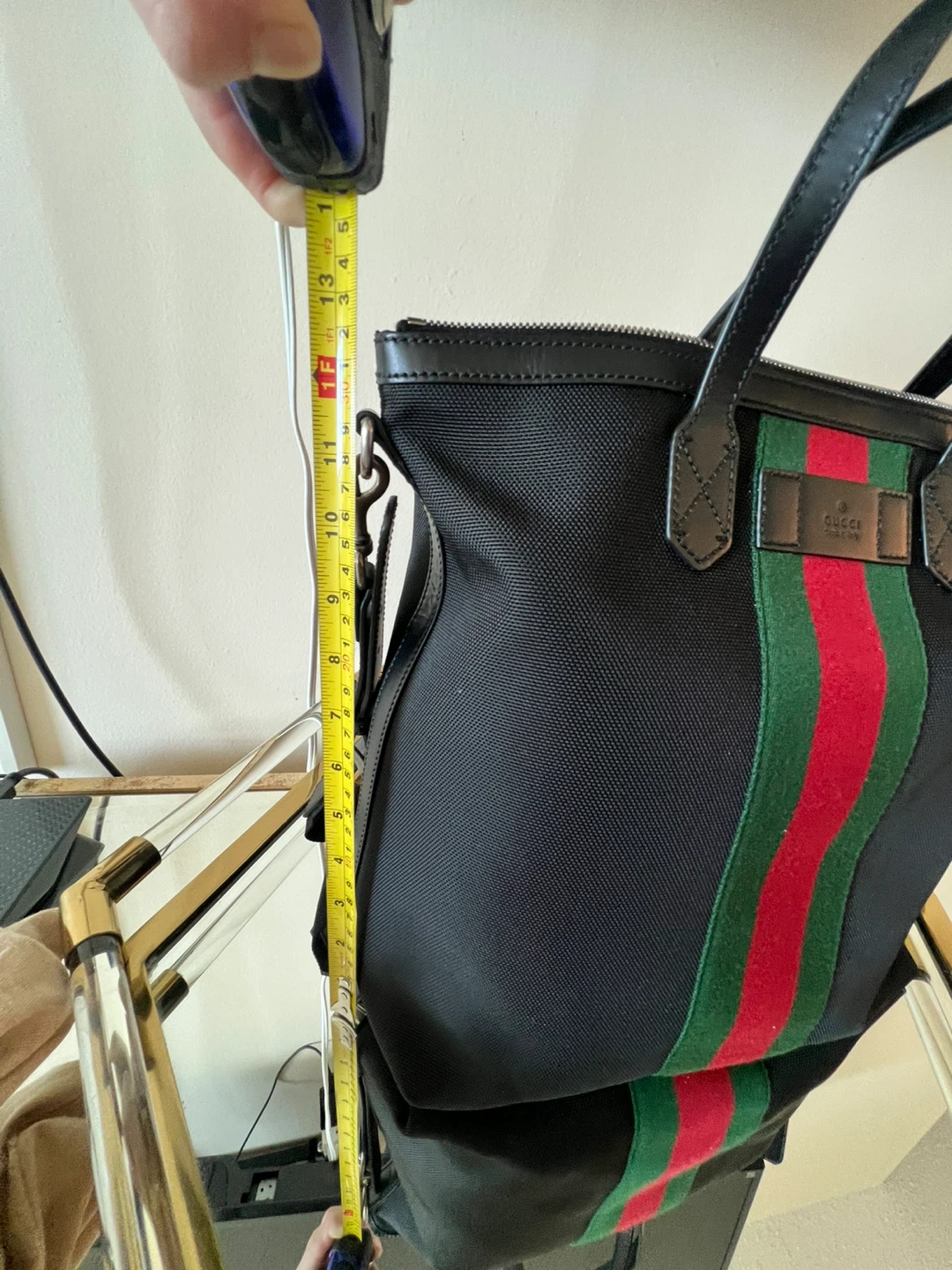 Gucci Black Nylon Tote Bag - photo 4