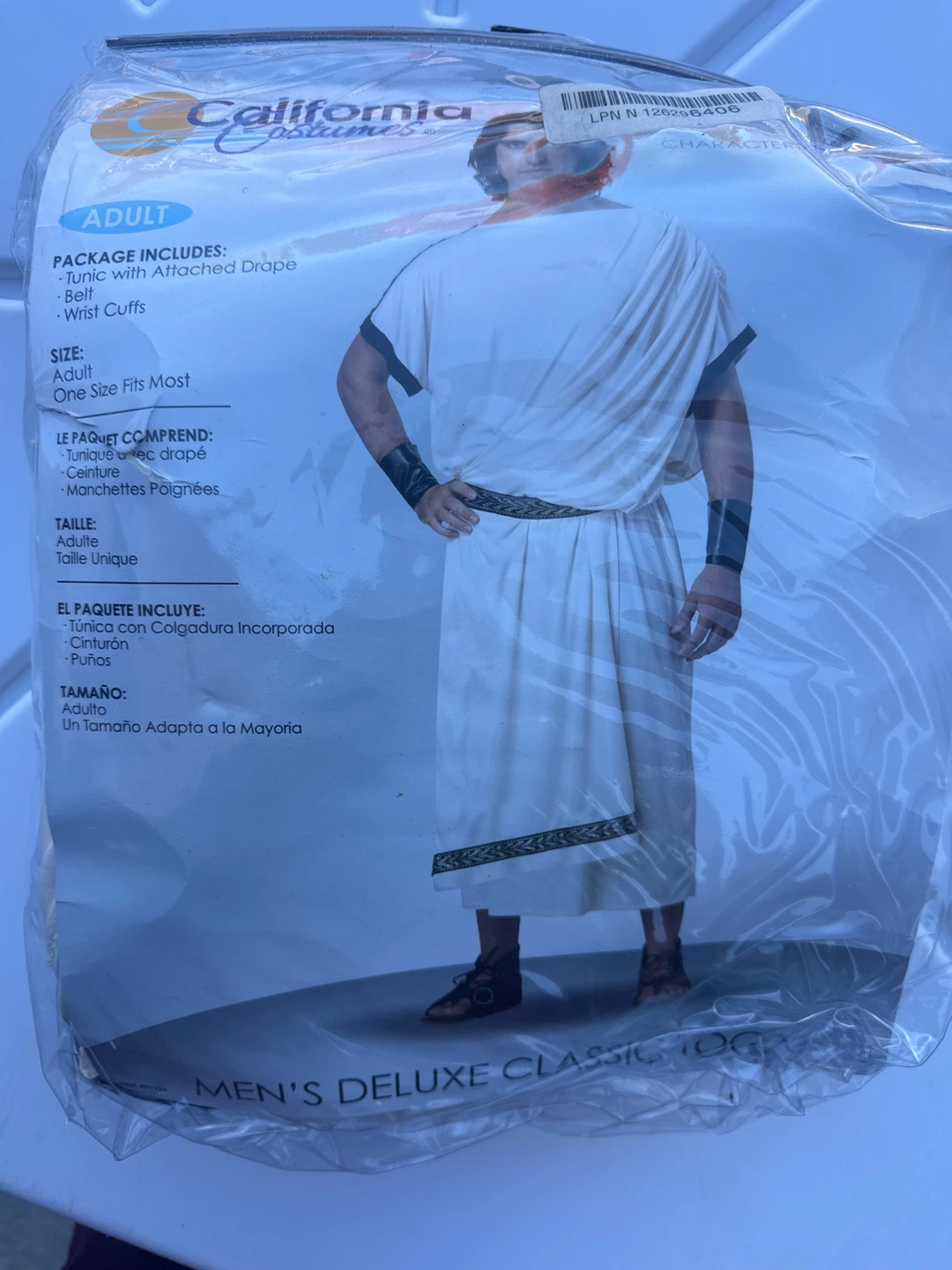 California Costumes Men's Deluxe Classic Toga