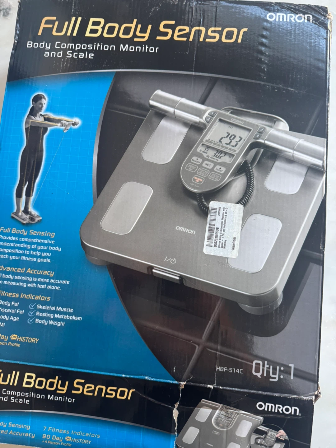 Omron Full Body Composition Monitor and Scale HBF-514C