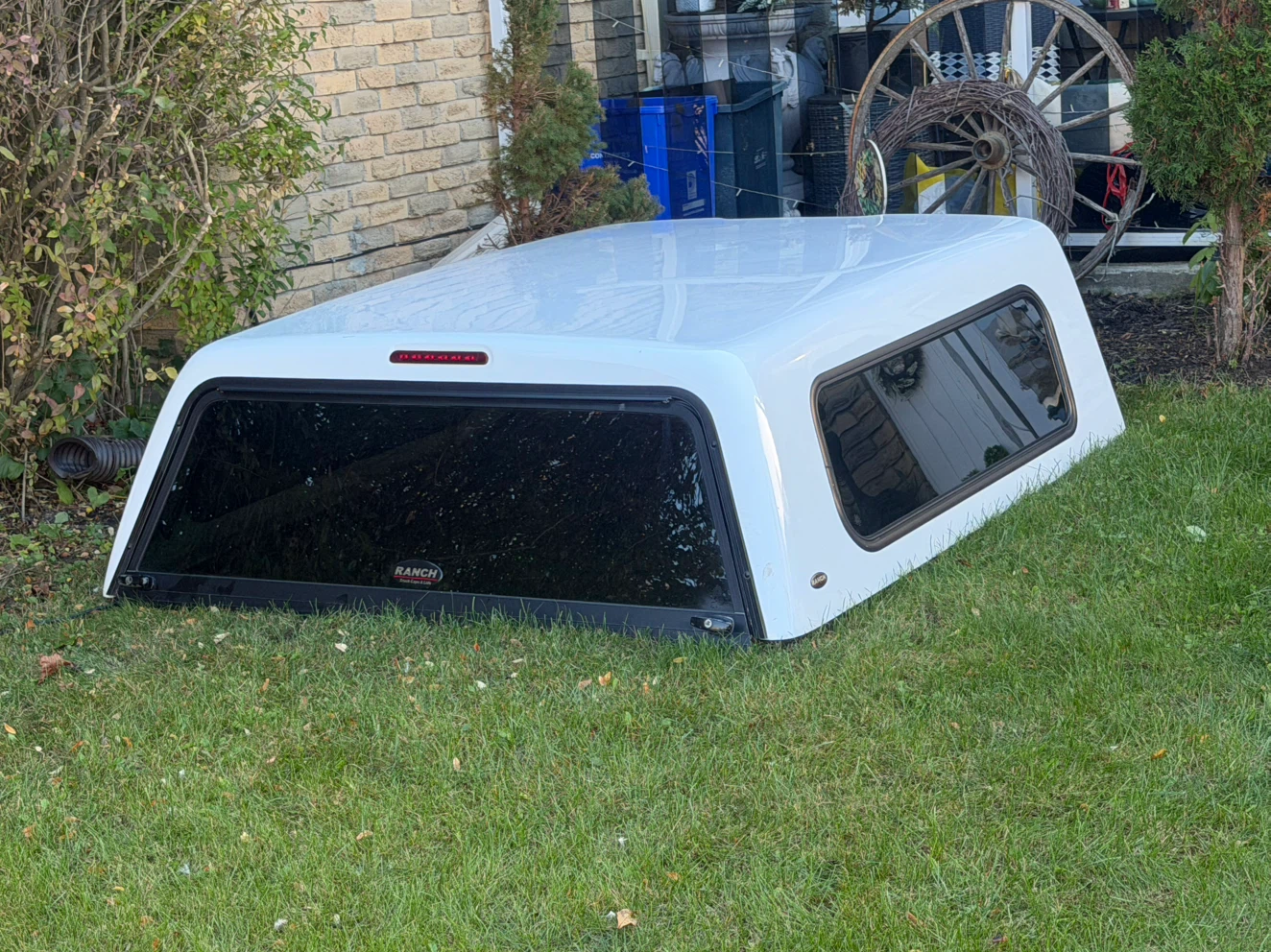 Ranch White Truck Cap