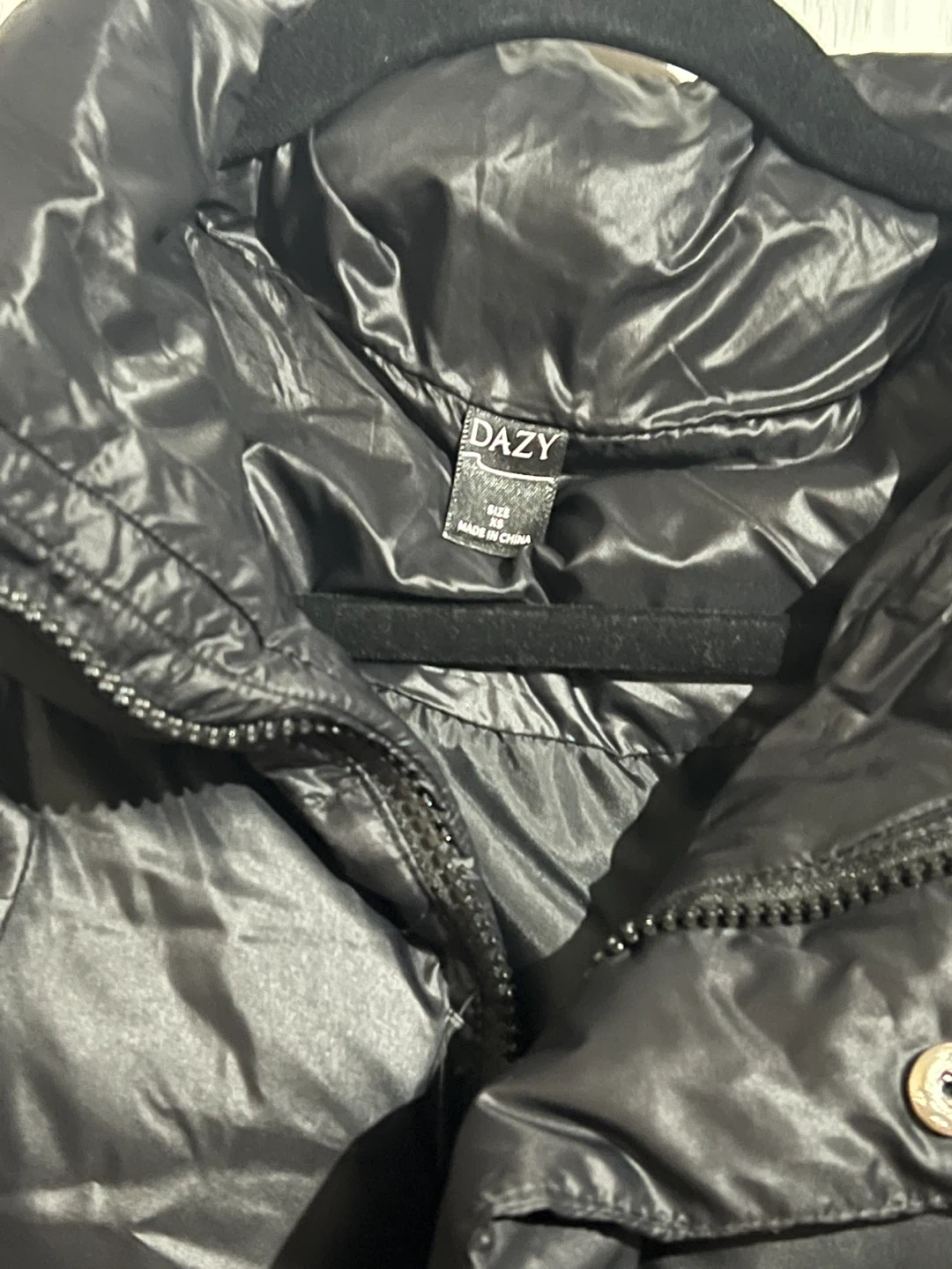 DAZY Black Puffer Vest - photo 2