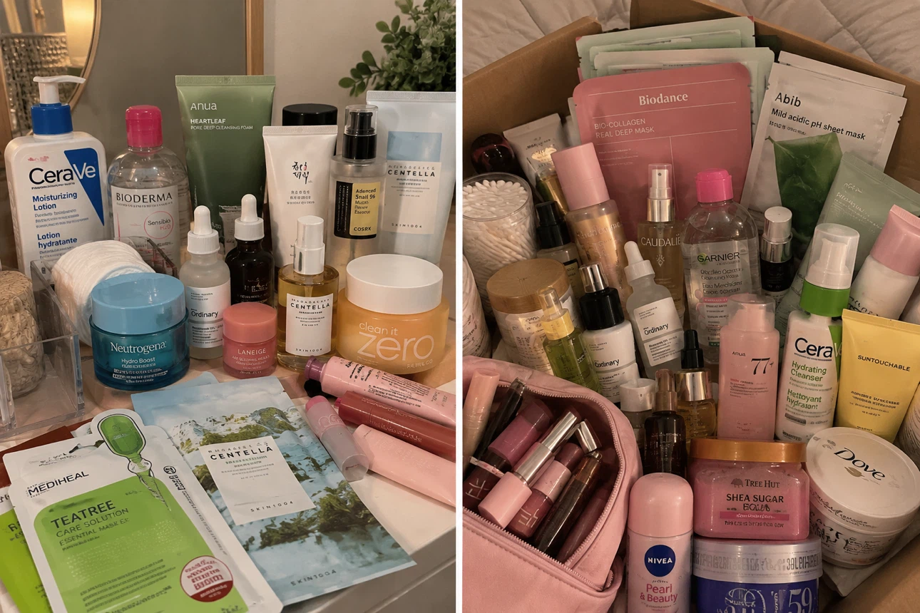 Assorted Skincare Product Collection