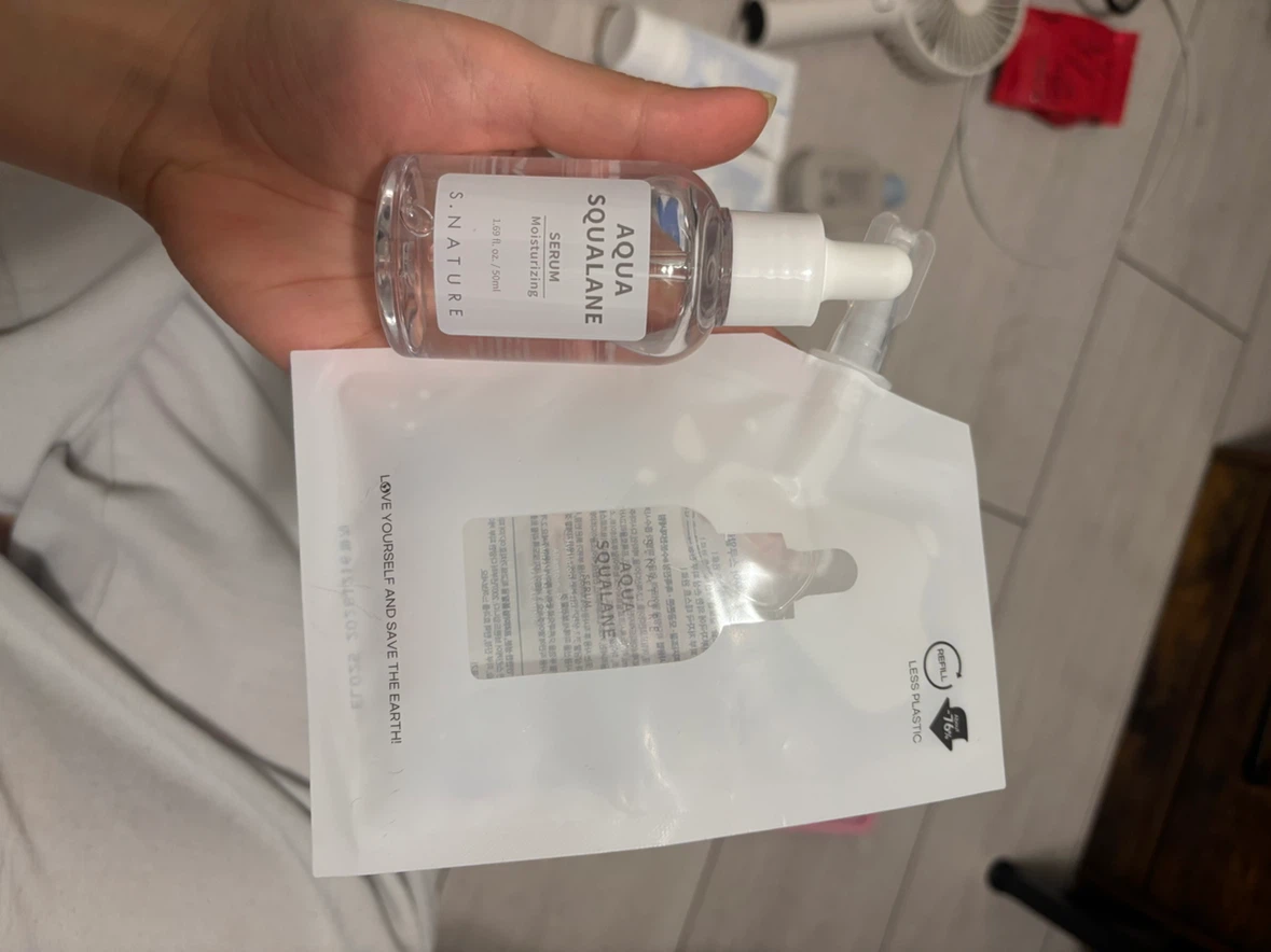 S.Nature Aqua Squalane Serum 50ml with Refill