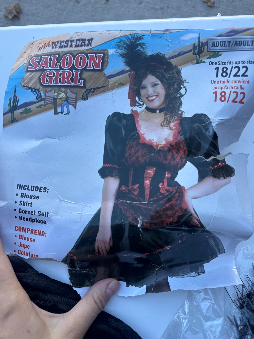 Western Saloon Girl Costume - photo 2