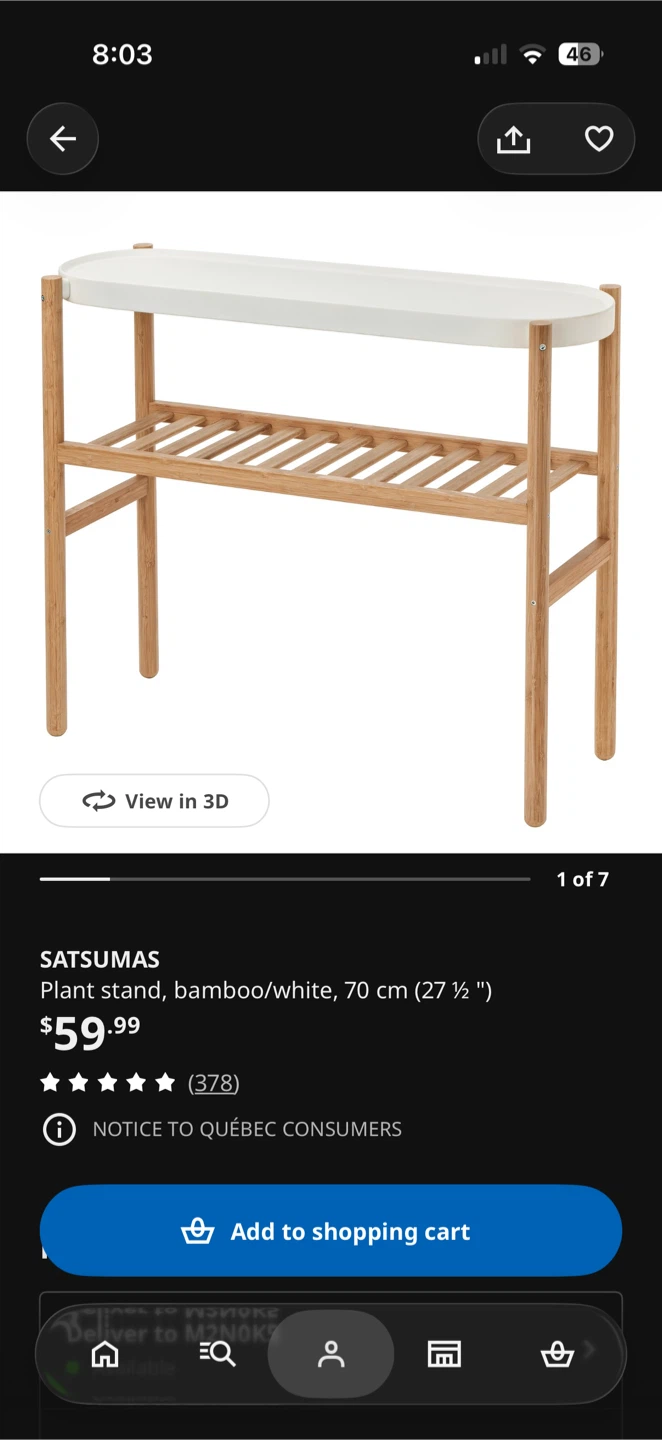 IKEA SATSUMAS Plant Stand - photo 4