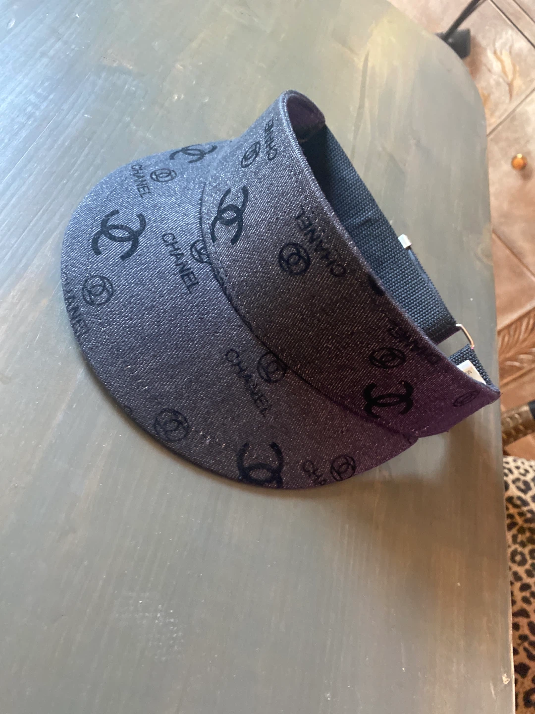 Chanel Denim Visor