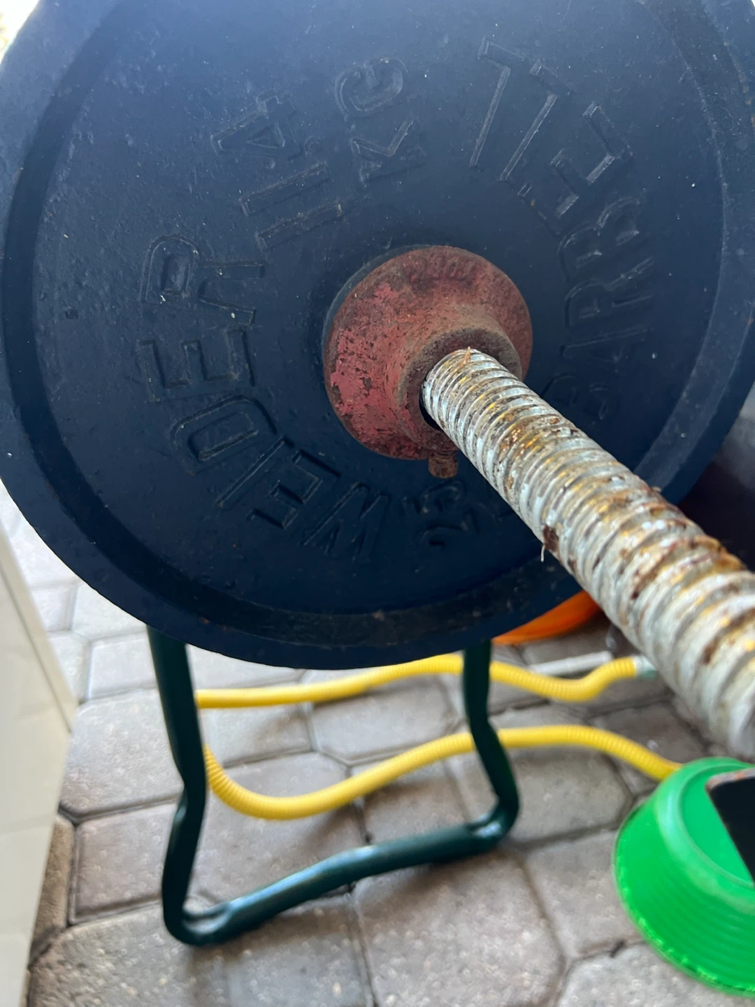 Weider Barbell with Weights - photo 2