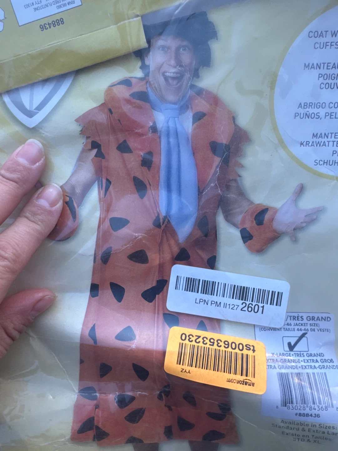 Fred Flintstone Adult Costume X-Large - photo 2