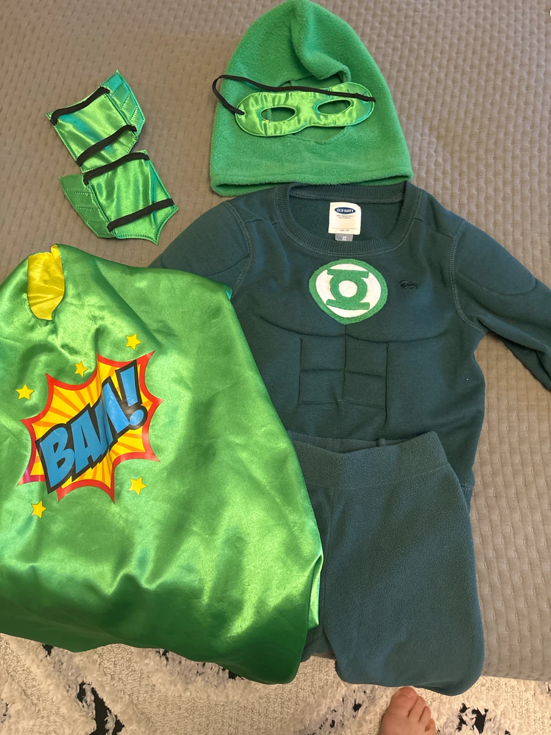 Kids Green Lantern Costume Set