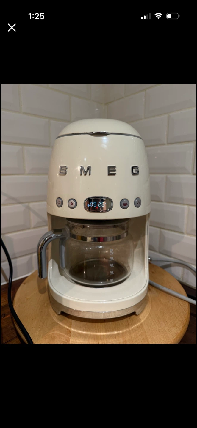 SMEG Coffee Machine Cream