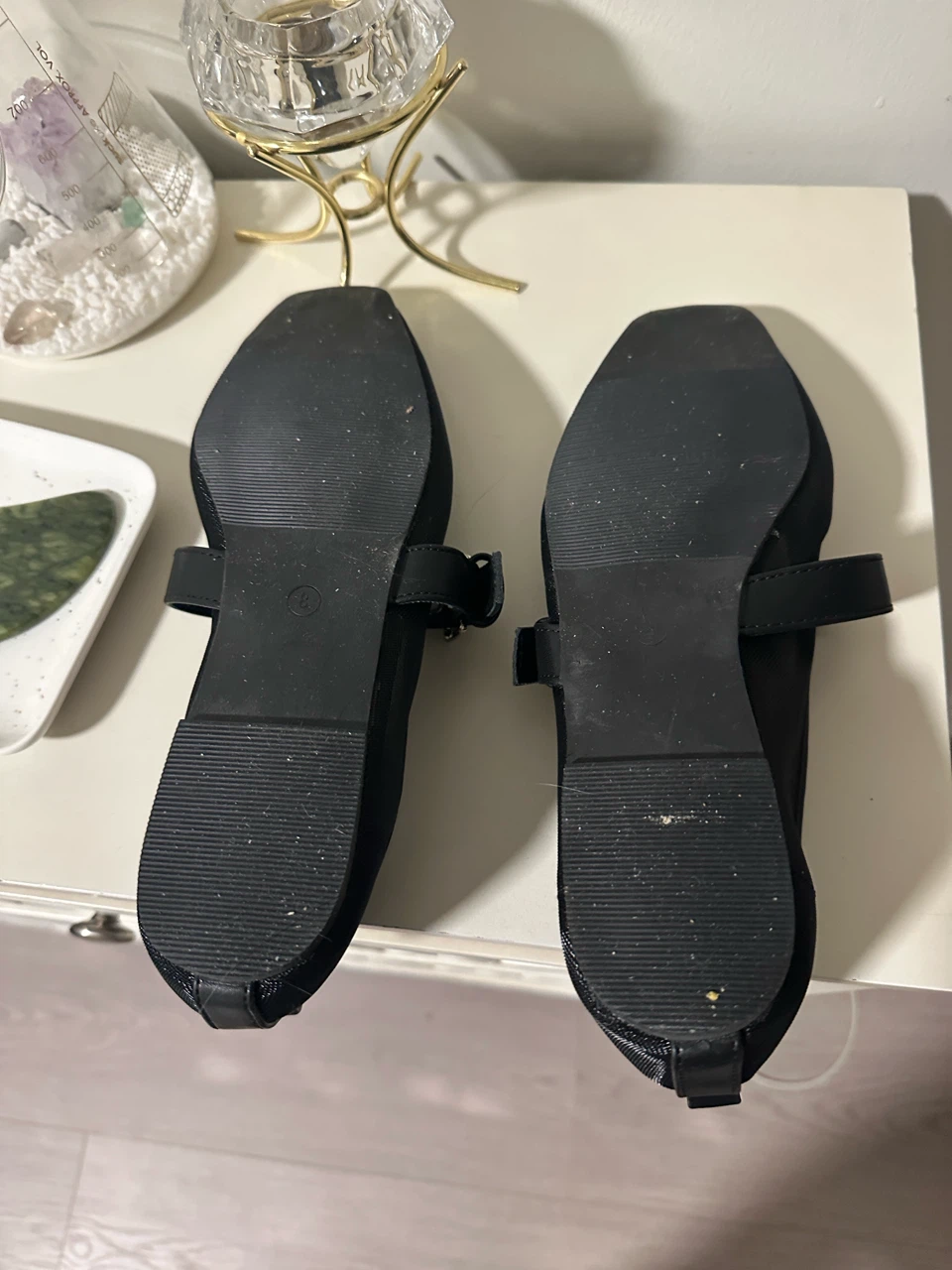 Joe Fresh black mesh Mary Jane flats - photo 5