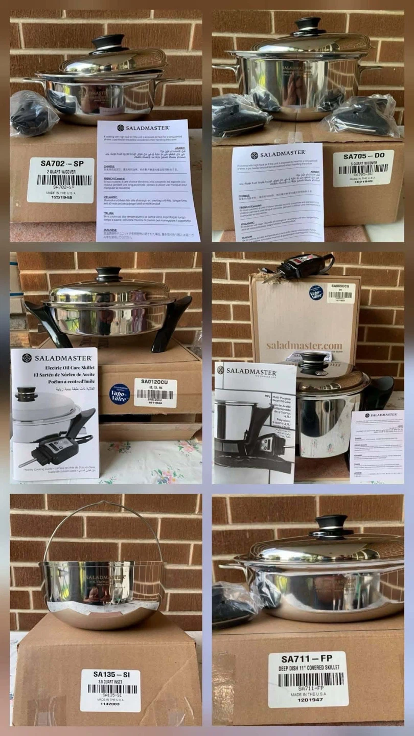 Saladmaster Stainless Steel Cookware Collection
