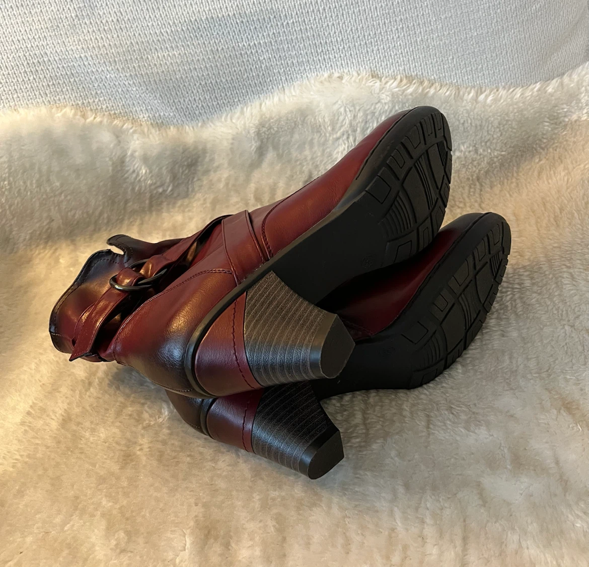 Vangelo Donna Burgundy Ankle Boots - photo 4