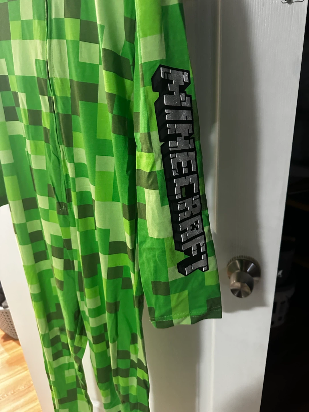 Minecraft Creeper Costume Hoodie