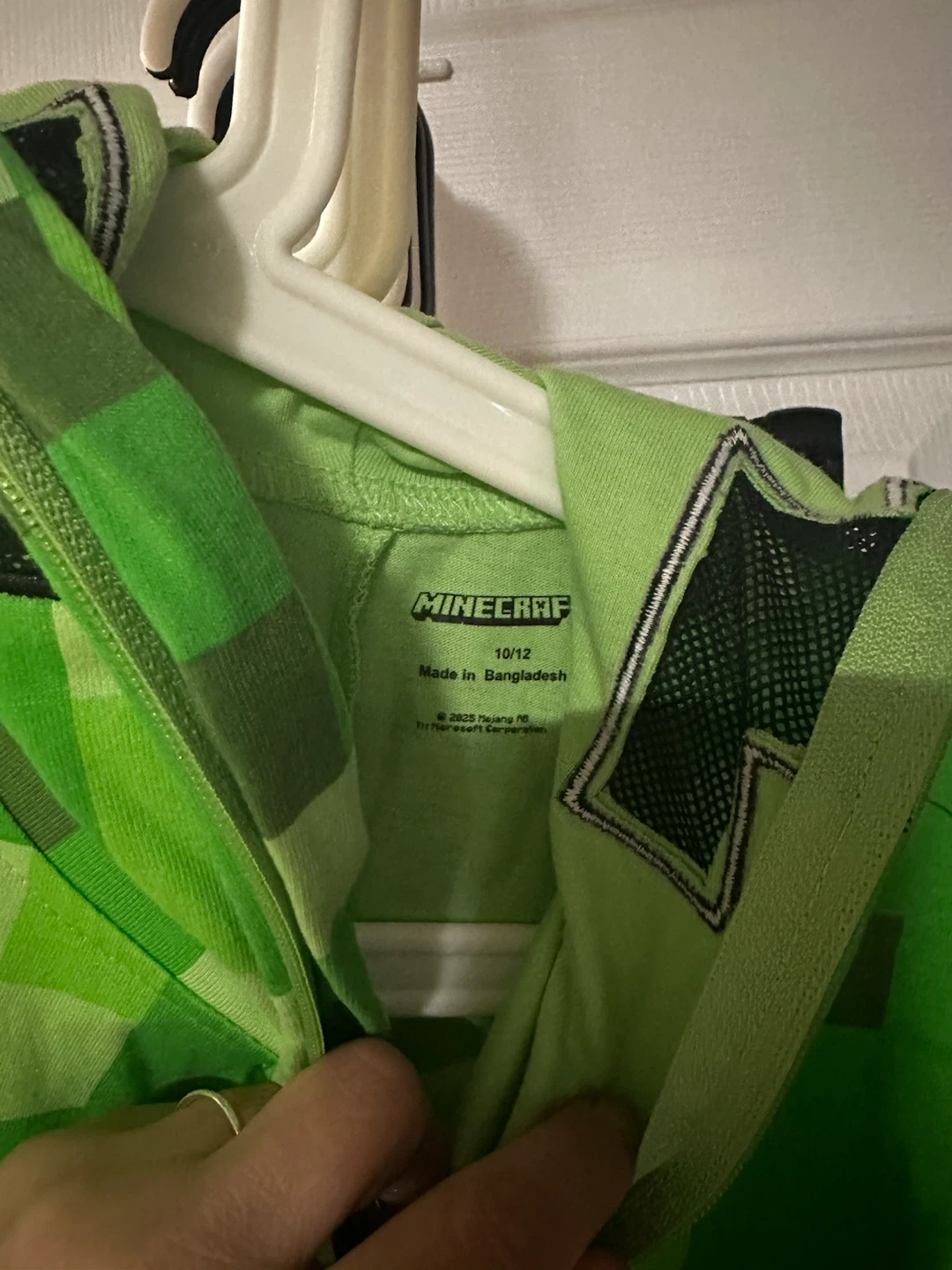 Minecraft Creeper Costume Hoodie - photo 4