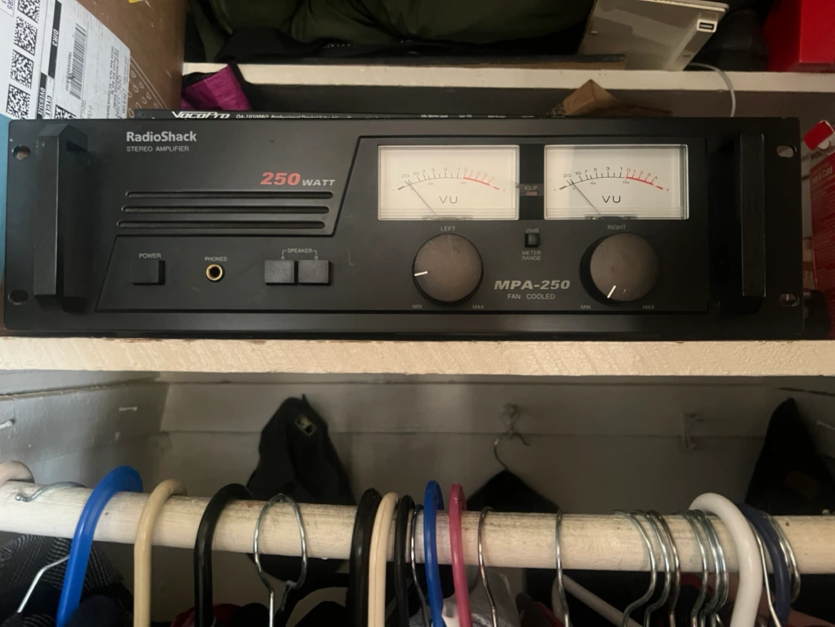 RadioShack MPA-250 Stereo PA Amplifier