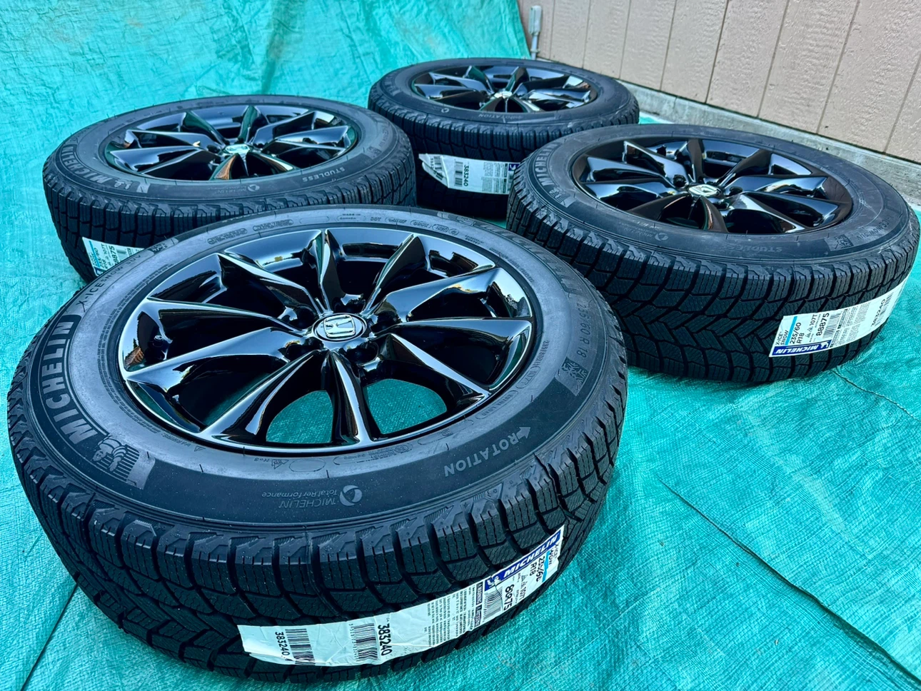 ☃️☃️ 2026 CRV 18” OEM NEW RIMS ❄️ NEW MICHELIN XICE SNOW