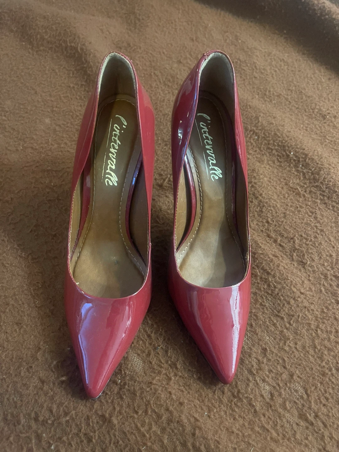 Red Patent Leather Heels