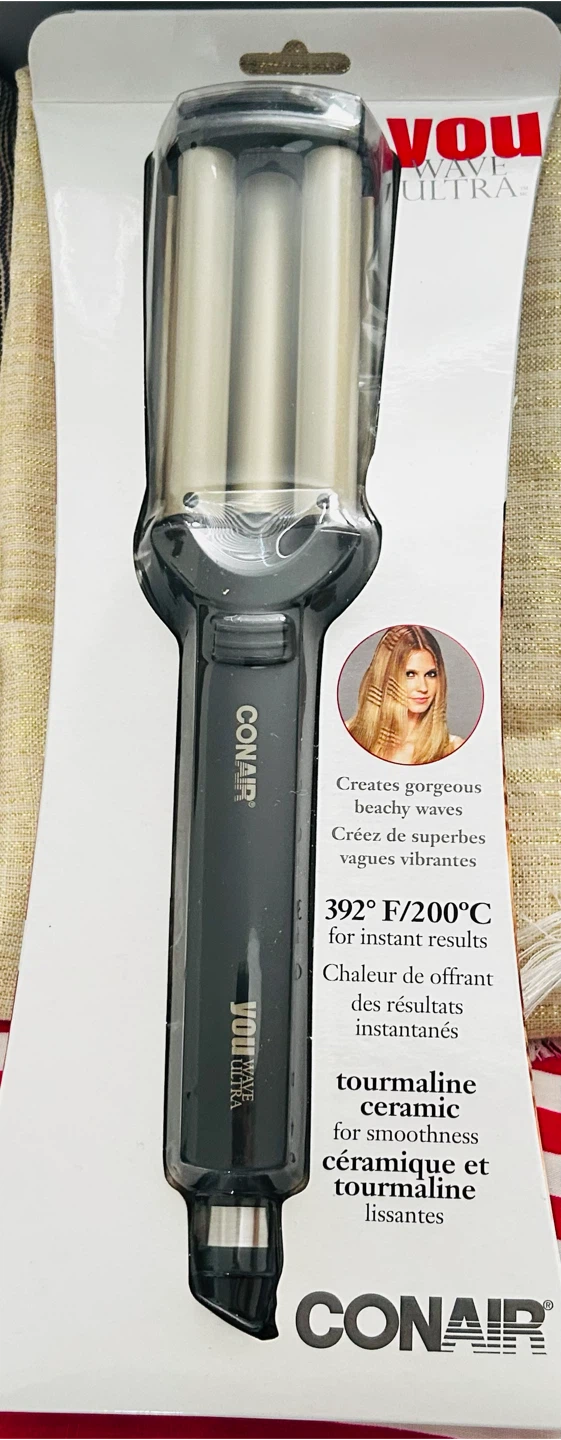Conair YOU Wave Ultra Tourmaline Ceramic 3-Barrel Styler