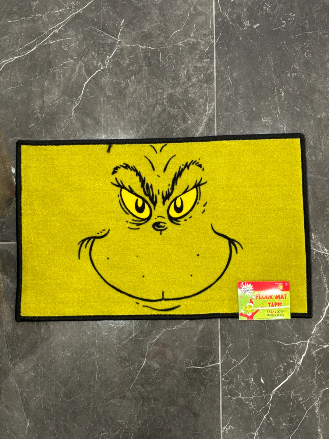 NEW ! GRINCH INDOOR / OUTDOOR FLOOR MAT, NWT - photo 4