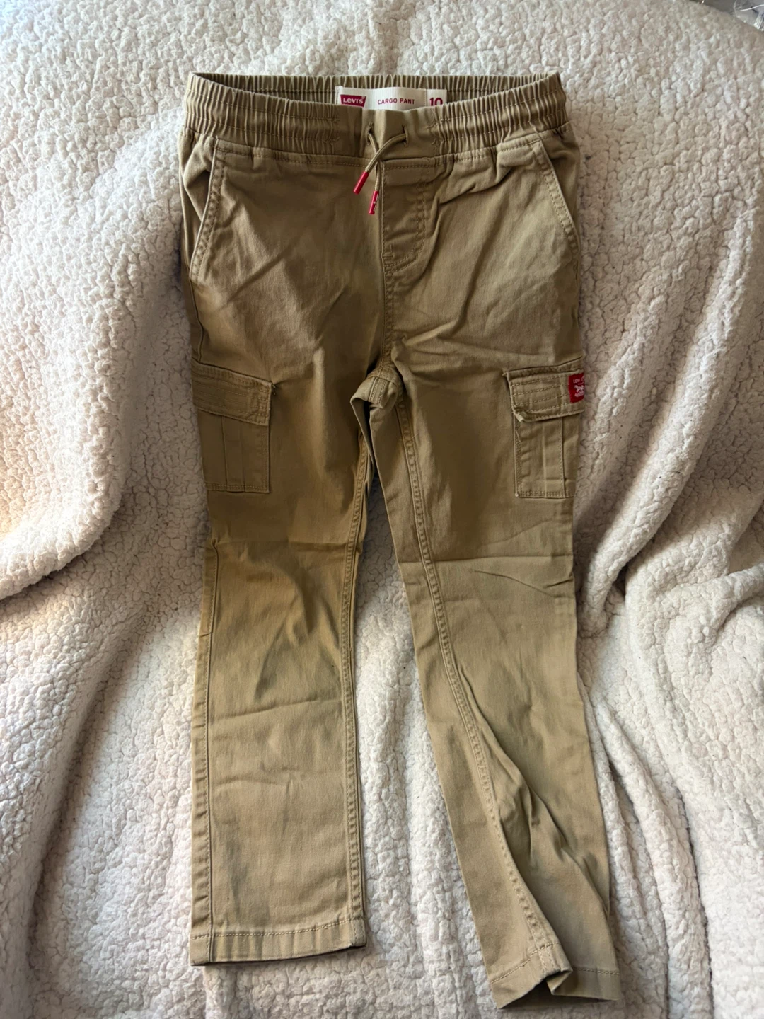 Levi's Boys' Cargo Pants, Tan, Size 10