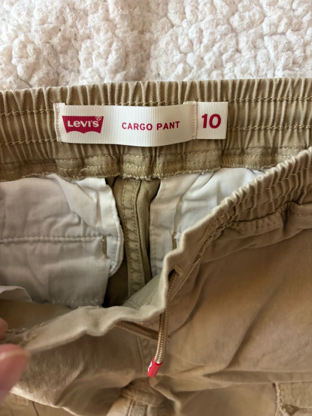 Levi's Boys' Cargo Pants, Tan, Size 10 - photo 2