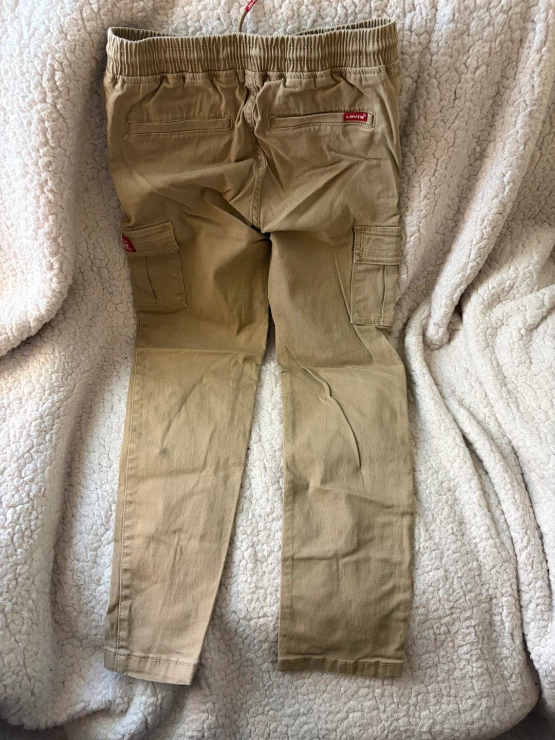 Levi's Boys' Cargo Pants, Tan, Size 10 - photo 5