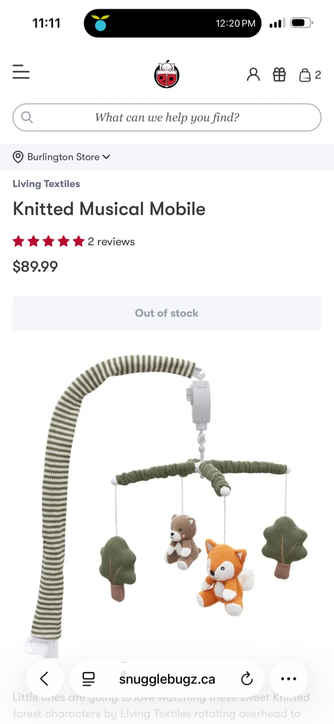 Baby Musical Mobile (originally $90) - photo 2