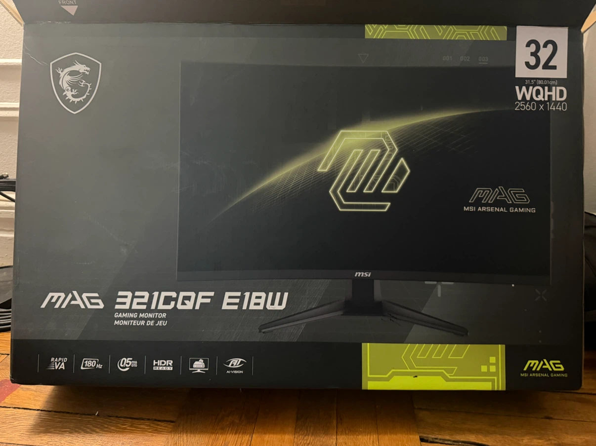 MSI MAG 321CQF E1BW 32-inch Gaming Monitor - photo 2