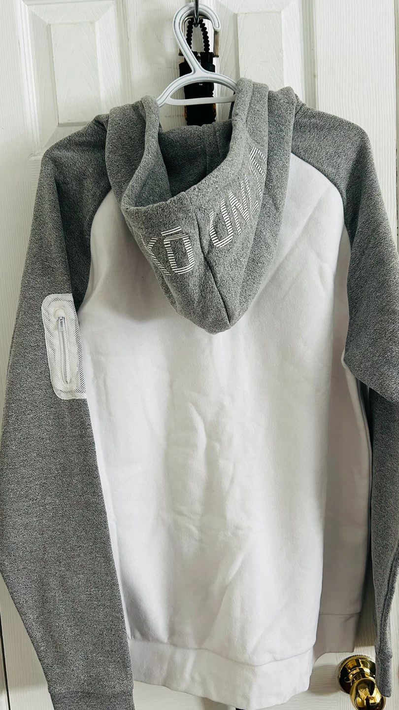 New Ecko Unltd. Zip-Up Hoodie White/Grey Large
