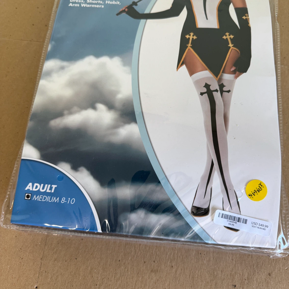 Spirit Halloween Nun Costume Adult Medium 8-10 NEW - photo 2