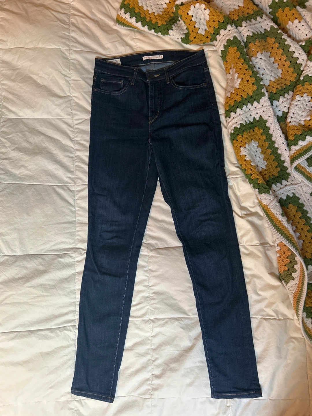 Levi's 721 High Rise Skinny Jeans - Size 28 - photo 5