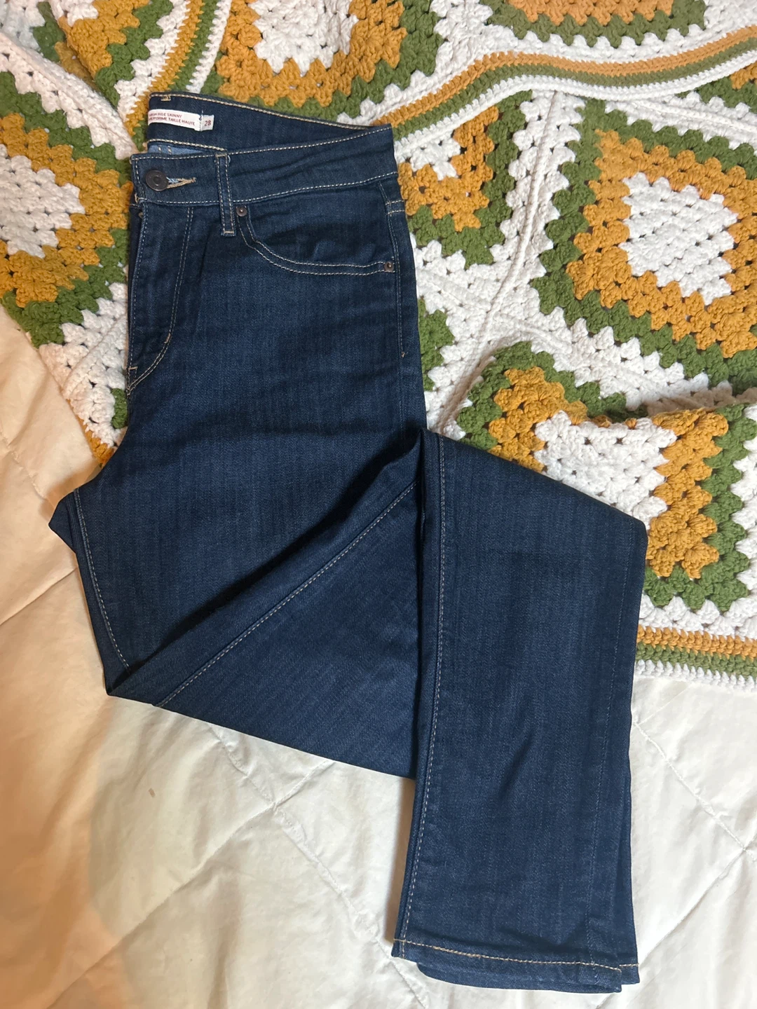 Levi's 721 High Rise Skinny Jeans - Size 28