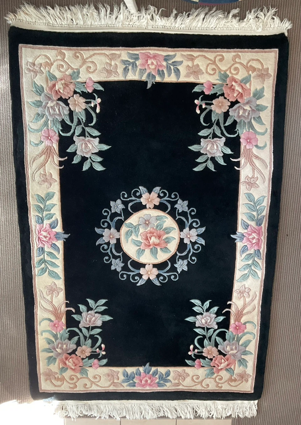 Beautiful Vintage Chinese Peking / Aubusson-style Area Rug