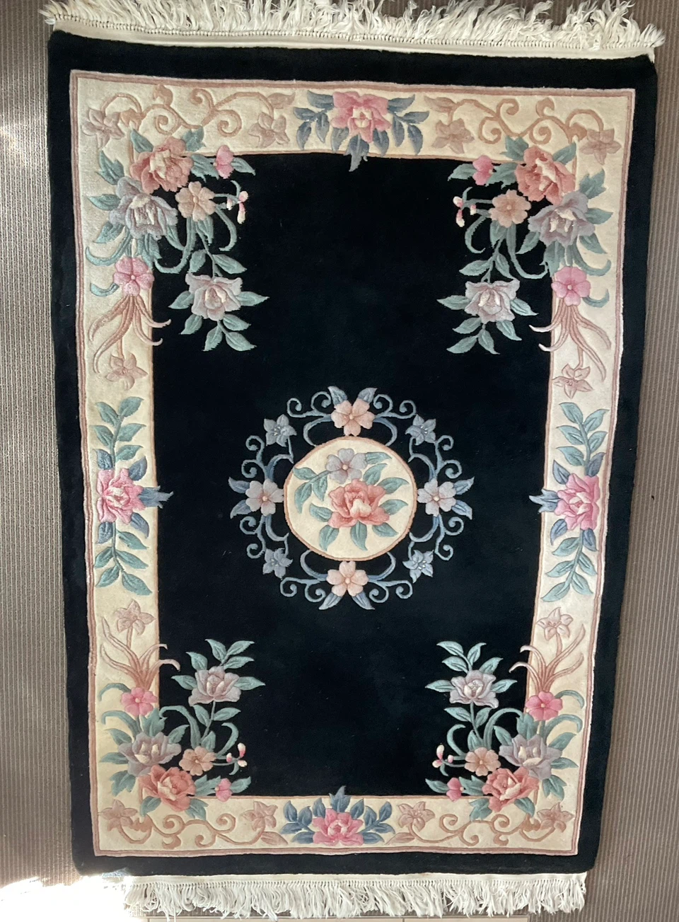 Beautiful Vintage Chinese Peking / Aubusson-style Area Rug - photo 2