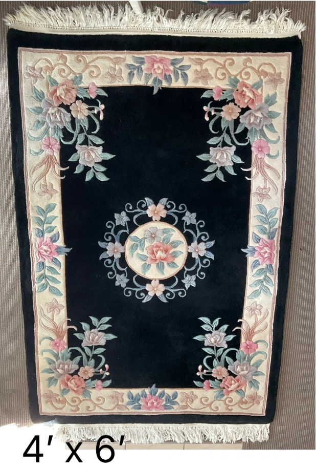 Beautiful Vintage Chinese Peking / Aubusson-style Area Rug - photo 3