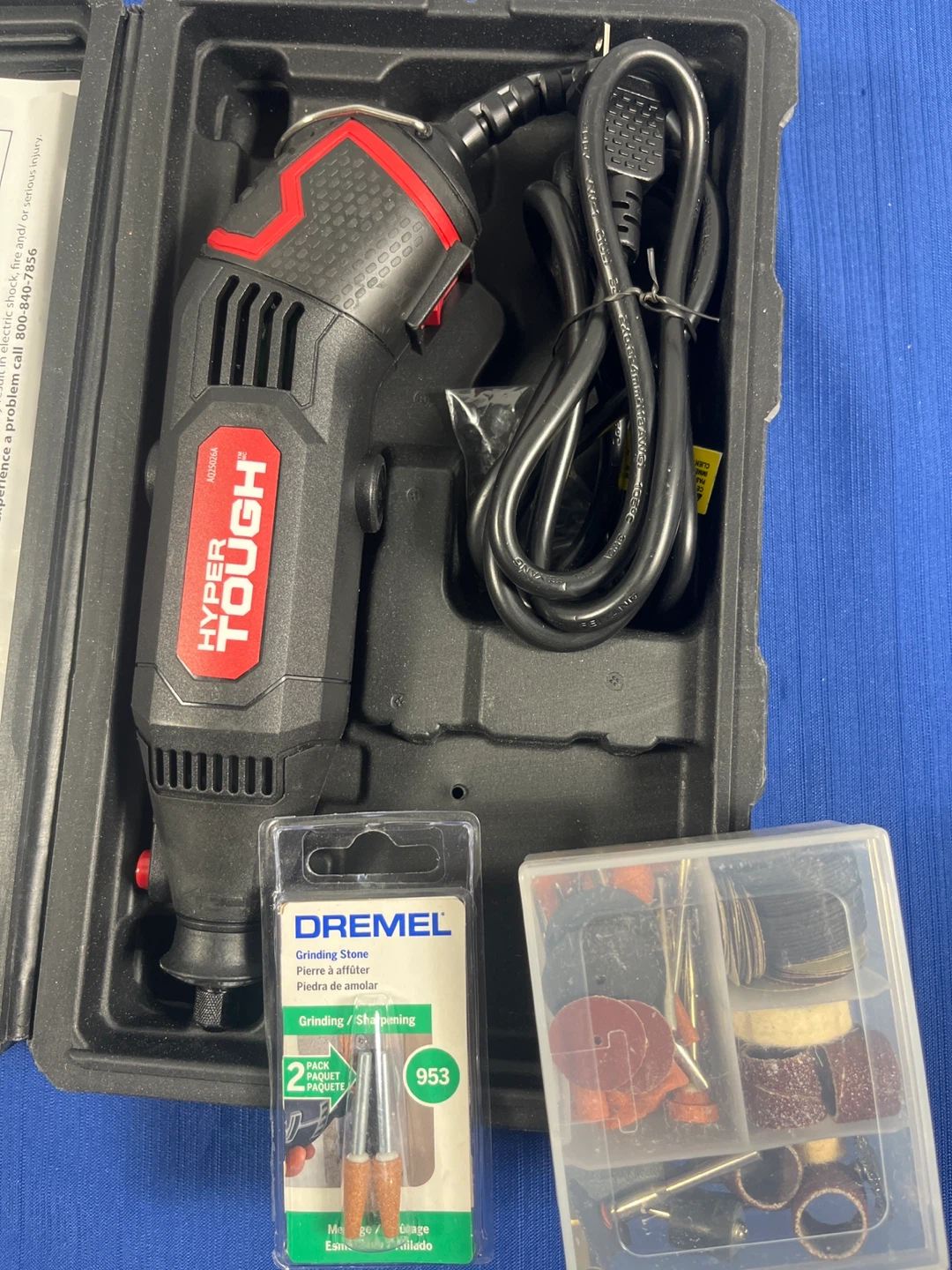 BRAND NEW Hyper Tough 1.5-Amp Rotary Tool Kit (106 Pcs) - photo 3