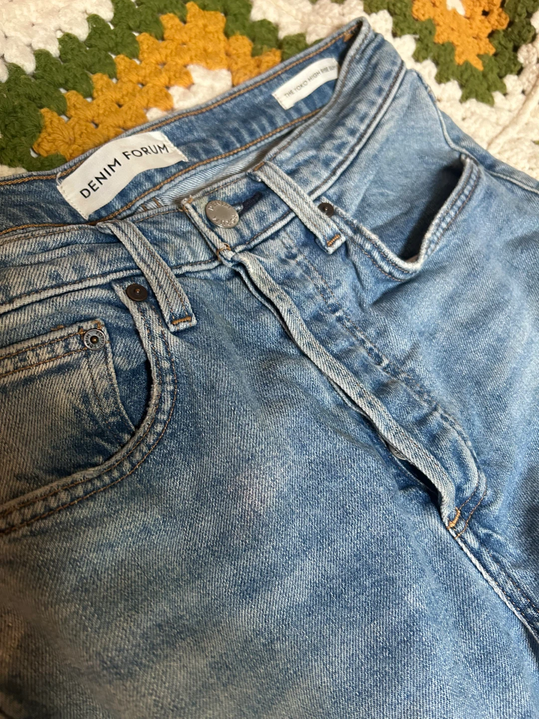 Denim Forum The Yoko High Rise Slim Jeans sz 27 - photo 2