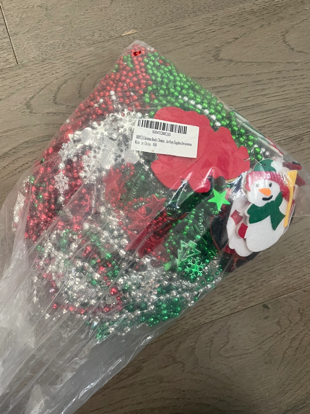 NEW! 100 Piece Christmas Holiday Party Bead Necklaces