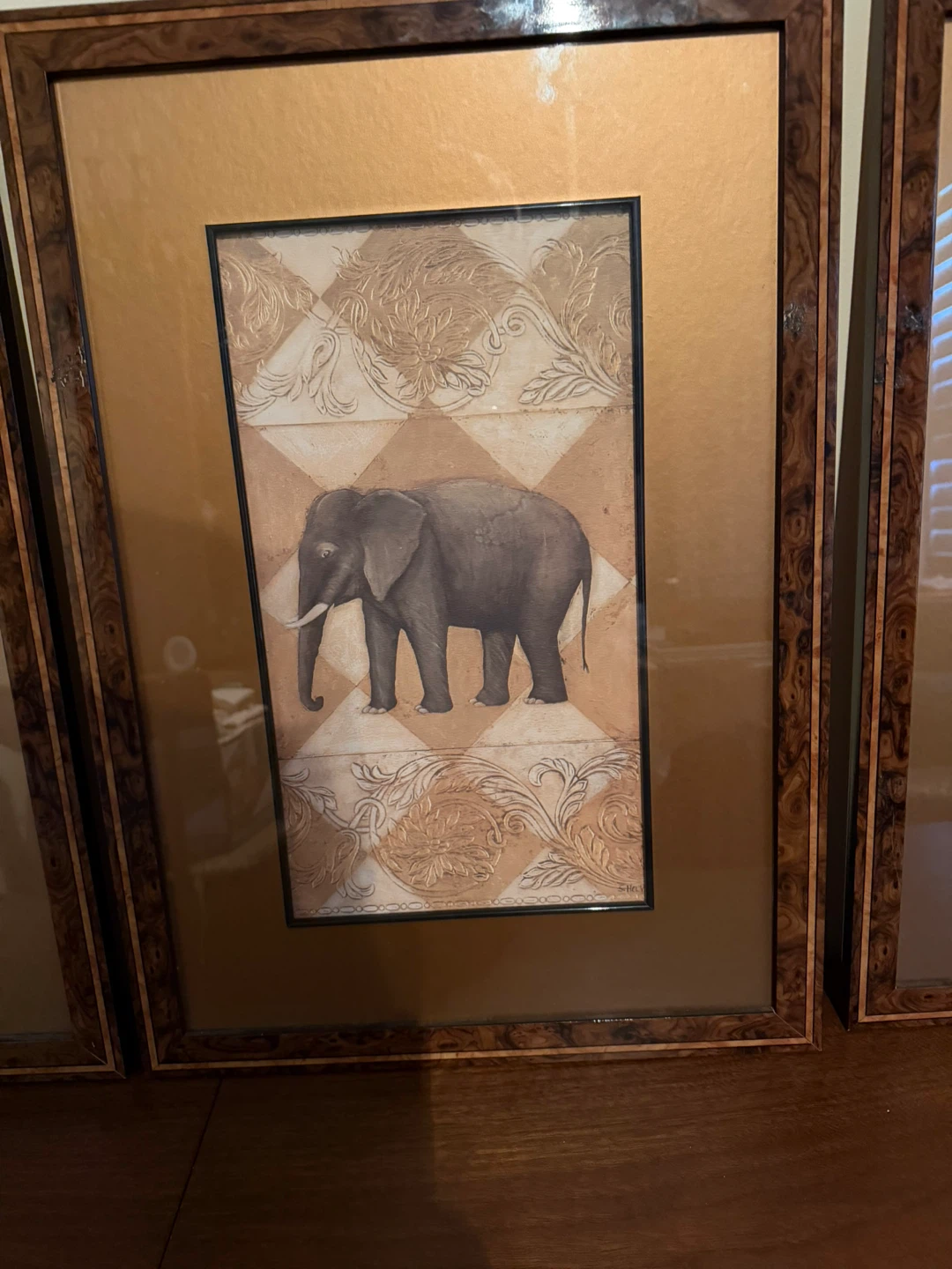 Set of 4 Framed Animal Art Prints - photo 3