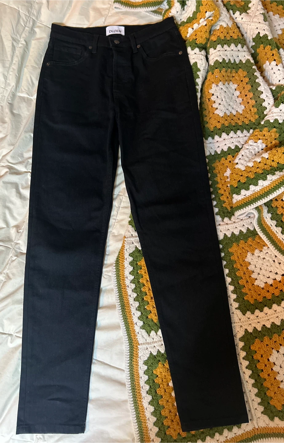 DU/ER Black Jeans UNWORN Straight Leg 28x31 - photo 4