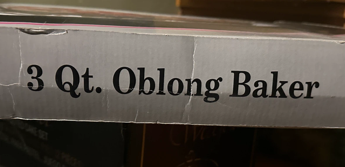 3 Qt. Oblong Baker with Lid - photo 2
