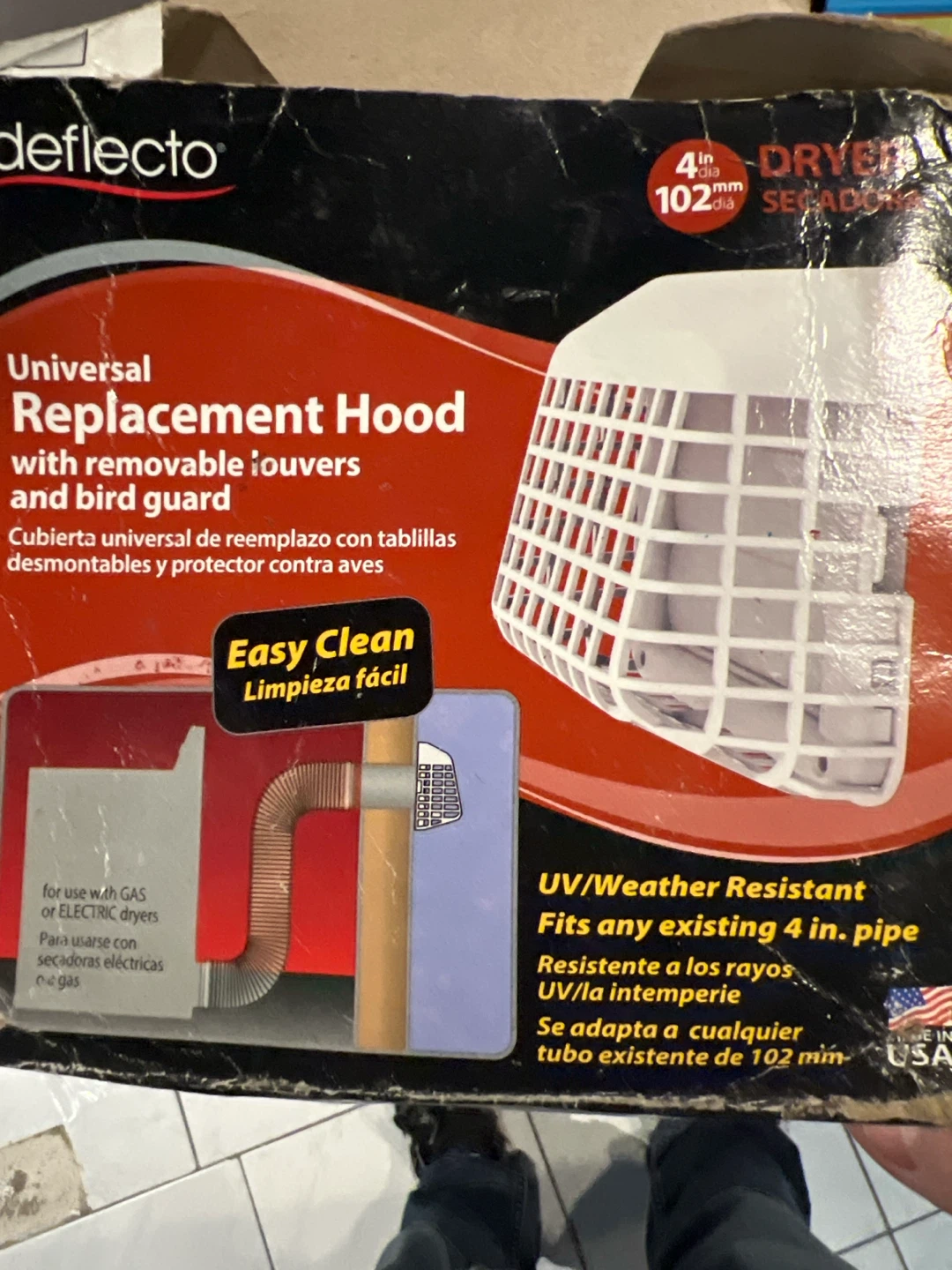 Deflecto Universal Replacement Dryer Hood