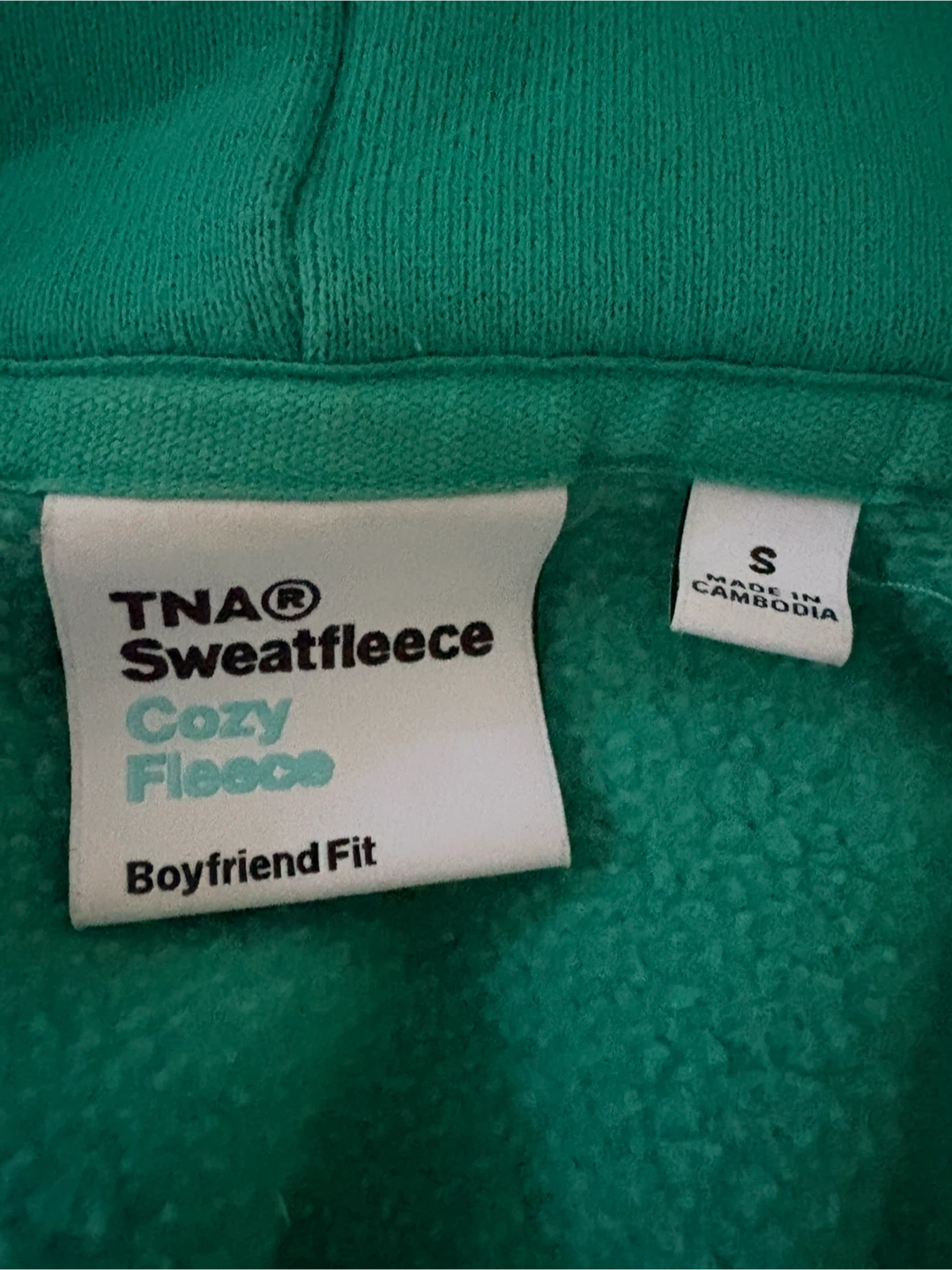 TNA Sweatfleece Cozy Fleece Boyfriend Zip-Up Hoodie - photo 2