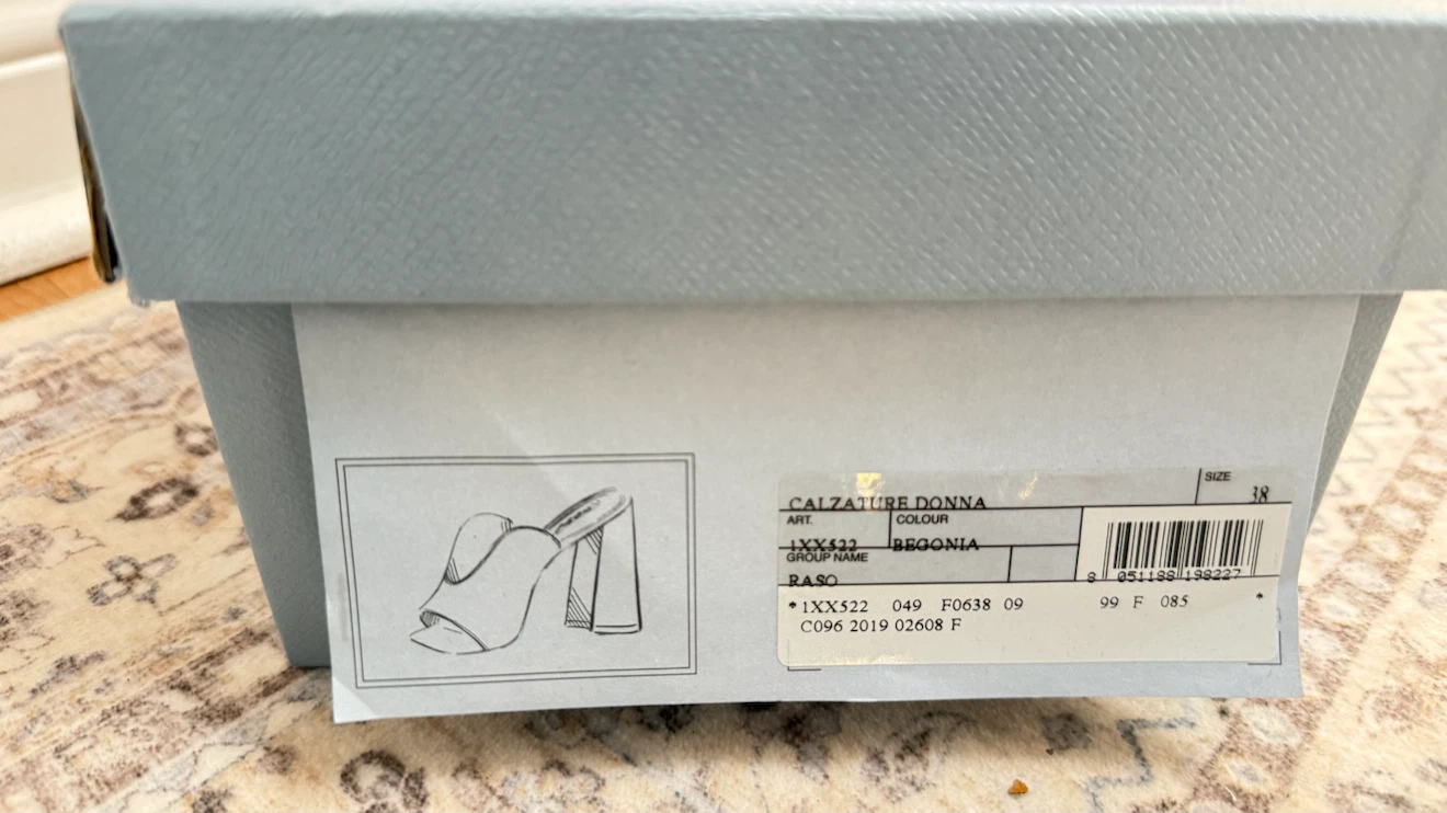 Prada Pink Satin Heeled Mules - photo 4