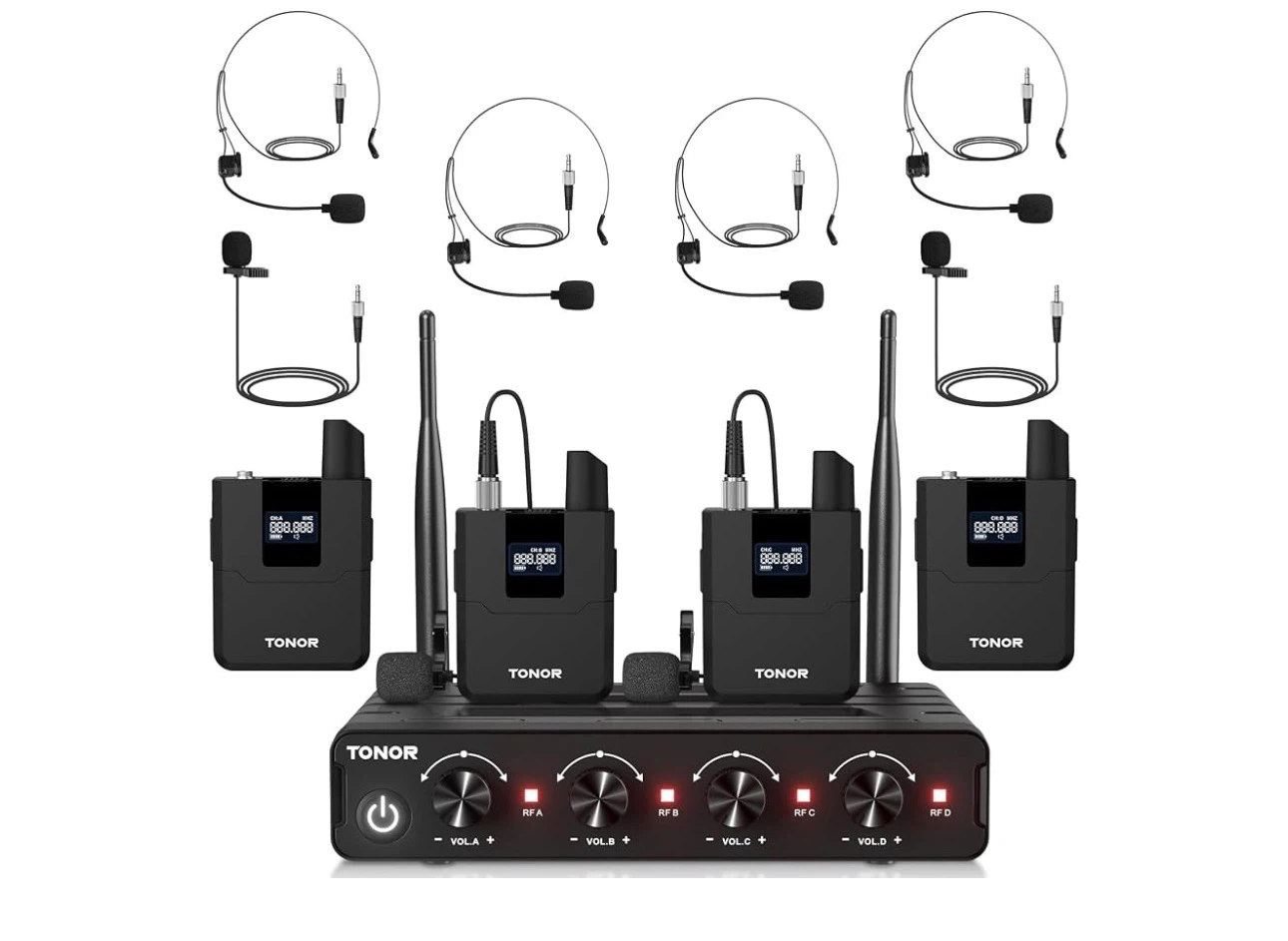 TONOR Wireless Microphones System
