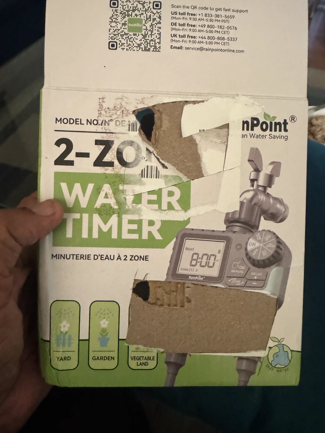 RainPoint 2-Zone Water Timer - photo 2