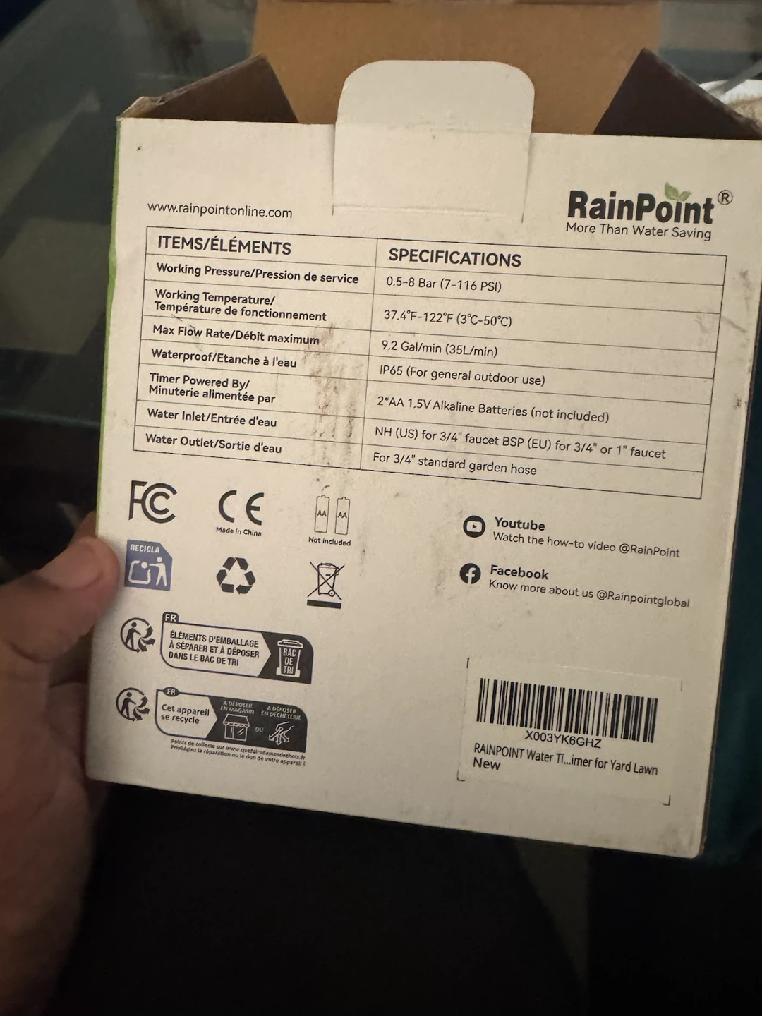 RainPoint 2-Zone Water Timer - photo 3