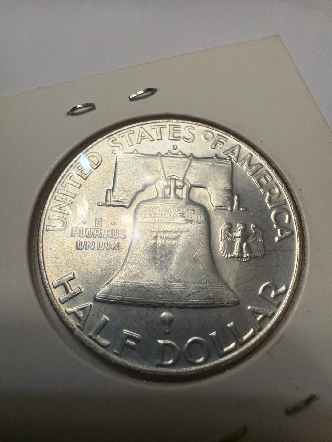 1958-D Franklin Half Dollar Coin - photo 2